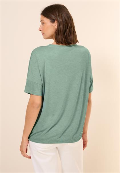 Shirt mit Dekosteinen matcha green