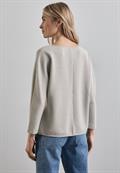 Shirt mit Diagonalstruktur breezy beige mel.