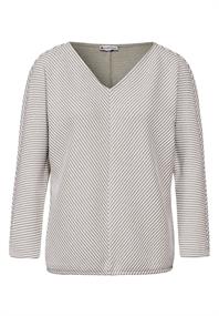 Shirt mit Diagonalstruktur breezy beige mel.