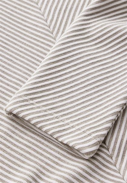 Shirt mit Diagonalstruktur breezy beige mel.