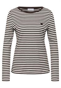 Shirt mit Embroidery plummy brown