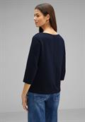 Shirt mit feiner Struktur deep blue