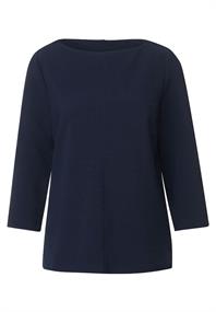 Shirt mit feiner Struktur deep blue