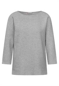 Shirt mit feiner Struktur heather grey mel.