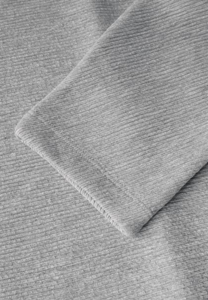 Shirt mit feiner Struktur heather grey mel.