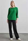 Shirt mit feiner Struktur vibrant green