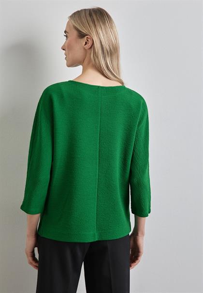 Shirt mit feiner Struktur vibrant green