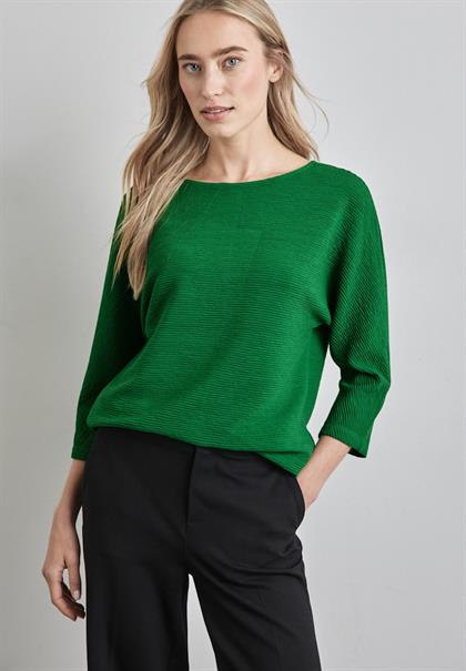 Shirt mit feiner Struktur vibrant green