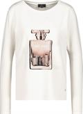 Shirt mit Flakon-Print marshmallow
