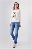 Shirt mit Flakon-Print marshmallow