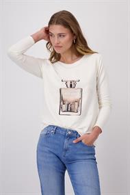 Shirt mit Flakon-Print marshmallow