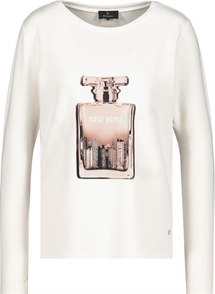 Shirt mit Flakon-Print marshmallow