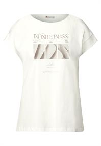 Shirt mit Foto-Print off white
