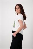 Shirt mit Foto Print weiß