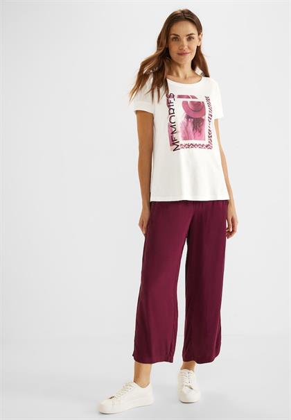 Shirt mit Fotoprint off white