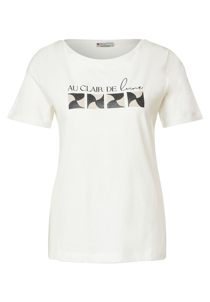 lilac Shirt One online bequem bei meta Damen Frontprint Street mit kaufen T-Shirt