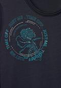 Shirt mit Frontprints night sky blue