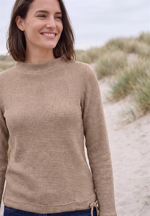 shirt-mit-funnel-neck-und-waffelstruktur-creamy-mocha-melange