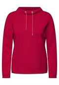 Shirt mit Funnelneck granita red