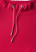 Shirt mit Funnelneck granita red