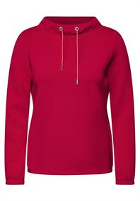 Shirt mit Funnelneck granita red