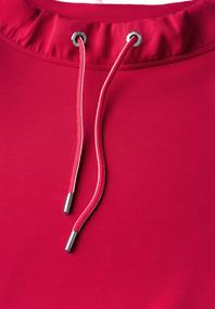 Shirt mit Funnelneck granita red