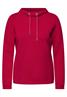 Shirt mit Funnelneck granita red