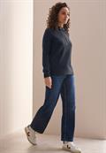 Shirt mit Funnelneck universal blue