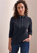 Shirt mit Funnelneck universal blue