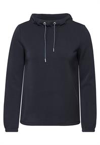 Shirt mit Funnelneck universal blue