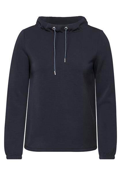Shirt mit Funnelneck universal blue