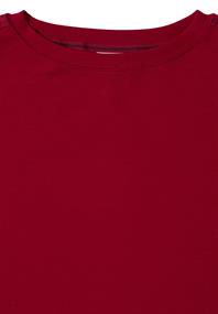 Shirt mit Gallonstreifen beaujolais red