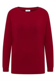 Shirt mit Gallonstreifen beaujolais red