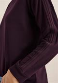 Shirt mit Gallonstreifen eggplant red