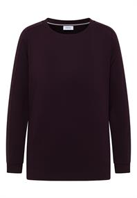 Shirt mit Gallonstreifen eggplant red