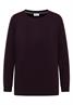 Shirt mit Gallonstreifen eggplant red
