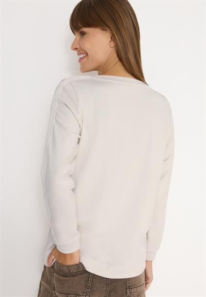Shirt mit Gallonstreifen light greige