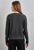 Shirt mit Glitzer-Details anthracite melange
