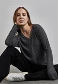 Shirt mit Glitzer-Details anthracite melange