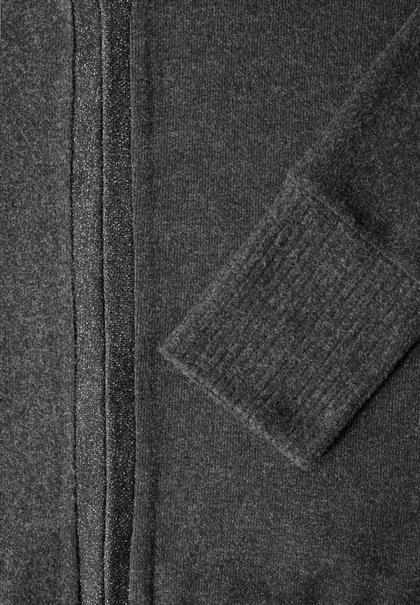 Shirt mit Glitzer-Details anthracite melange