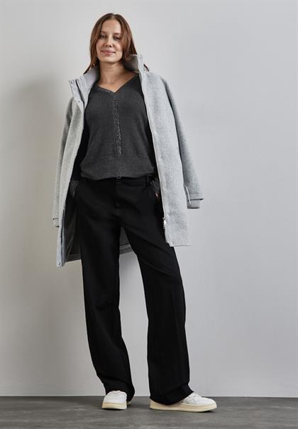 Shirt mit Glitzer-Details anthracite melange