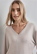 Shirt mit Glitzer-Details mocha beige mel.