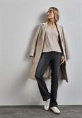 Shirt mit Glitzer-Details mocha beige mel.