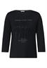 Shirt mit Glitzer-Motiv black