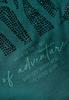 Shirt mit Glitzer-Motiv petrol green
