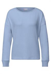 Shirt mit Glitzerdetails frosted blue mel.