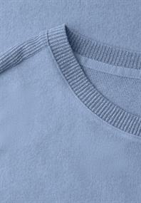 Shirt mit Glitzerdetails frosted blue mel.