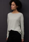 Shirt mit Glitzerdetails pelican grey mel.