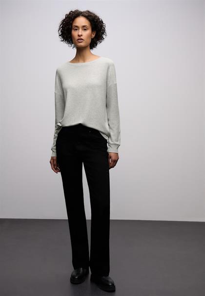 Shirt mit Glitzerdetails pelican grey mel.