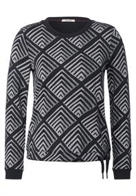 Shirt mit Grafikprint black